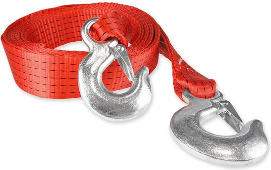 AMiO Car Towing Strap with Tensile Strength up to 7.5 Tons 5m in Red Colour
