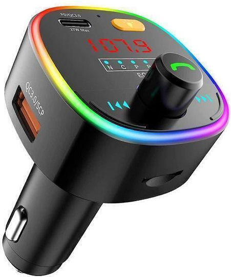 Hoco FM Transmitter Αυτοκινήτου με Bluetooth / USB