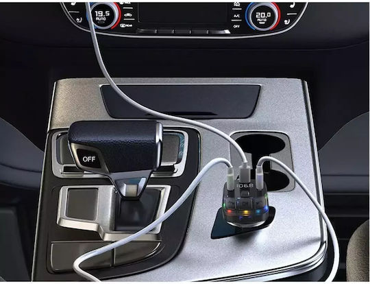 FM предавател за кола с Bluetooth / USB