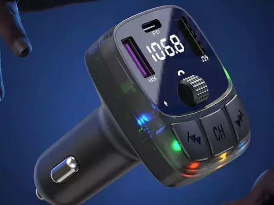 FM предавател за кола с Bluetooth / USB