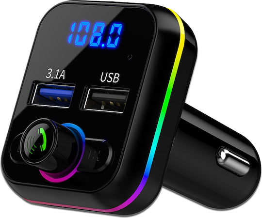 Leewello FM Transmitter Autovehicul cu Bluetooth / USB