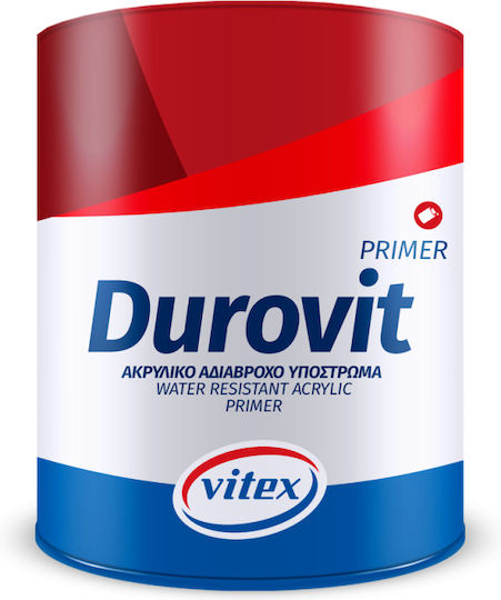 Vitex Durovit Pool Ground Pad Transparent Acrylic Solvent Backing Transparent Suitable for Plasterboard / Masonry 5lt