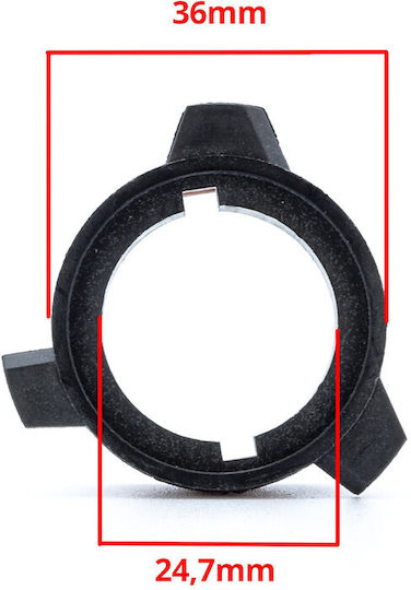 Einparts Αντάπτορας Λάμπας Αυτοκινήτου LED H7 για BMW E34 / E39 / E60 / E61 / F10 / F11