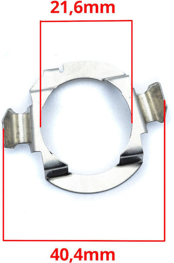 Einparts Αντάπτορας Λάμπας Αυτοκινήτου H7 για Audi A3 / A4 / A6 / A1 / A5 / A7 / A8 / R8 / Q3 / Q5 / Q7 / TT / 80