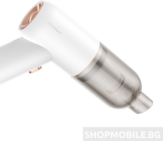 XO Car Handheld Vacuum Dry Vacuuming Rechargeable 12V White