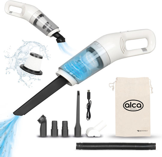 Alca Cordless Handheld Vacuum Cleaner Mini Vacuum Car Vacuum Compact Usb-c Handheld Vacuum Portable Lightweight 7.4 V 70 W