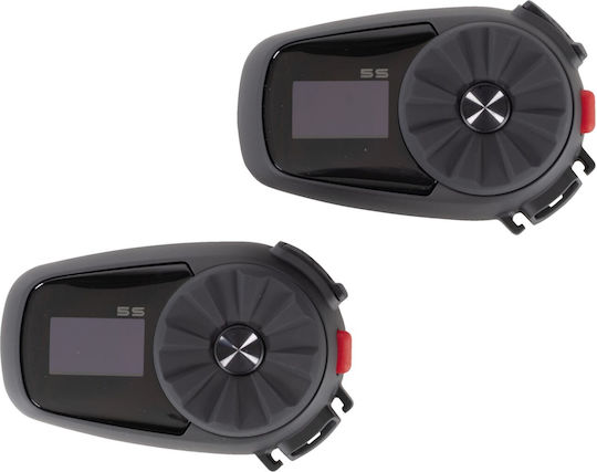 Sena 5S-10D Διπλή Ενδοεπικοινωνία για Κράνος Μηχανής με Bluetooth