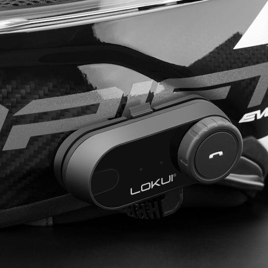 Midland K30 Lokui Sistem de comunicare pentru motociclete cu un singur căști cu Bluetooth