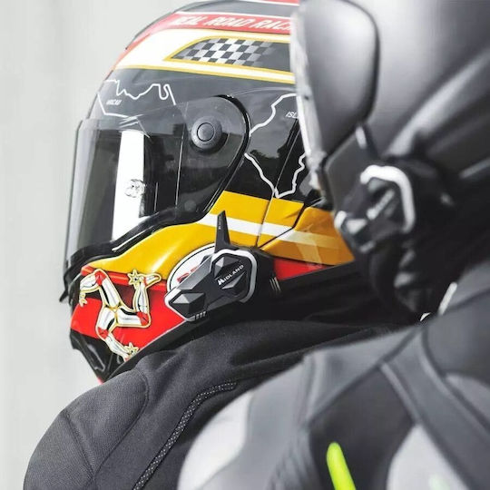 Midland R1 Mesh Twin Dual Intercom for Motorcycle Helmet with Bluetooth