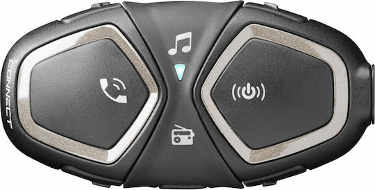 Interphone Connect HD Ενδοεπικοινωνία Διπλή για Κράνος Μηχανής με Bluetooth