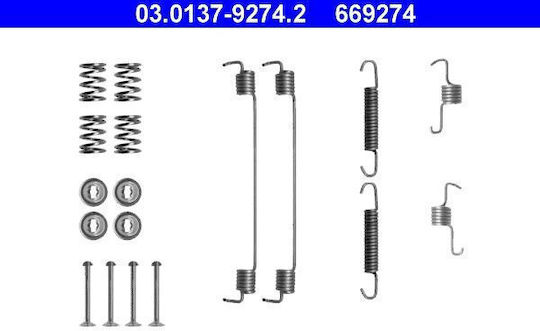 Set accesorii saboti frana Dacia Logan LS ATE 03013792742