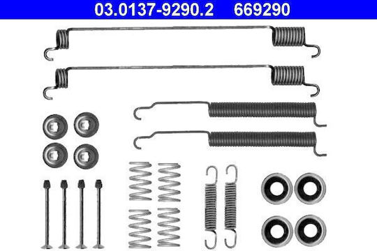 Set Brake Shoe Accessories Nissan Navara D22 Ate 03013792902
