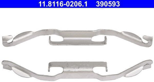 Ate Brake Caliper Bracket Mounting Pads Volvo S60 II S80 II V60 I V70 Iii XC70 II Bmw E81 E87 E36 E46 E90 Z3 Z4 Ford Galaxy II 177mm