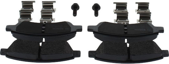 Bosch Brake Pad Front 2pcs for Citroen Berlingo / C2 / C3 / C4 / C4 Cactus / Xsara / Xsara Picasso Peugeot 1007 / 2008 / 206