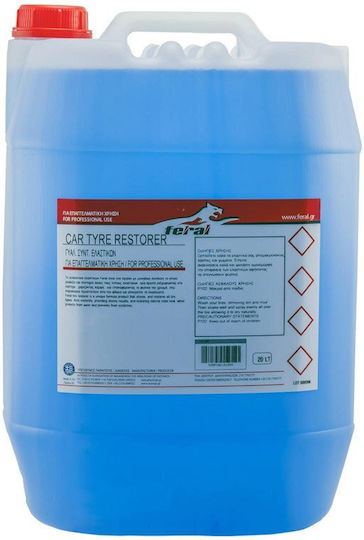 Feral Lustruire Conservant Anvelope Lichid Lustruire pentru Elastici Auto 20lt
