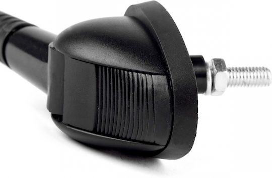 AMiO Car Antenna Roof Threaded 40cm Φ5mm with Cable 1.4m in Black Color