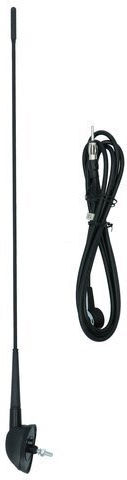 Carpoint Car Antenna Roof Threaded in Black Color