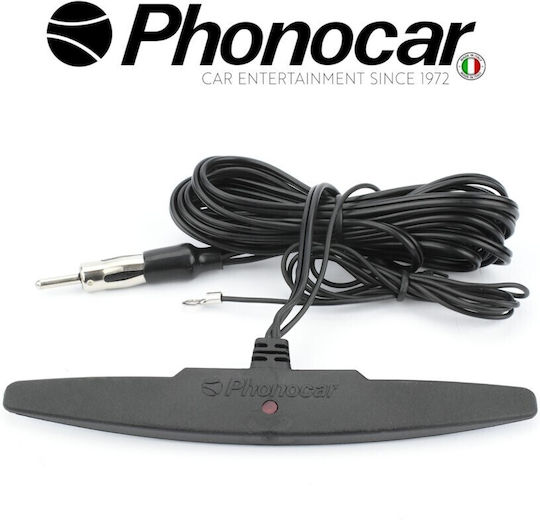 Phonocar Car Antenna Interior Threaded for Radio with Amplifier