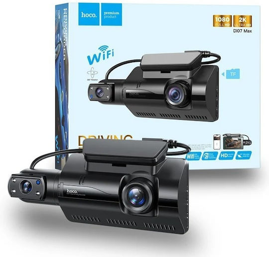 Hoco Di07 Max Dual Camera Night Vision Wifi Dash Cam Recorder