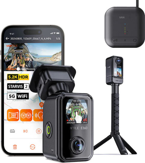 Vantrue Camera DVR Auto Wi-Fi GPS