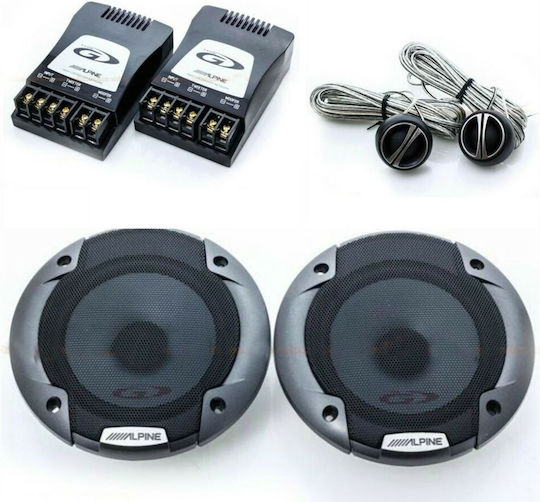 Alpine Set Auto-Lautsprecher Autolautsprecher 5.25" mit 65W RMS (2 Weg)
