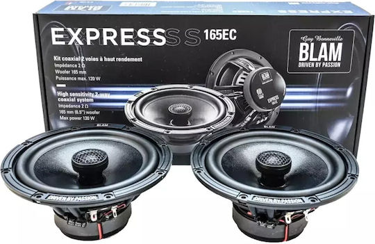 Blam 165EC Σετ Ηχεία Αυτοκινήτου Ομοαξονικά 6.5" με 60W RMS (2 Δρόμων)