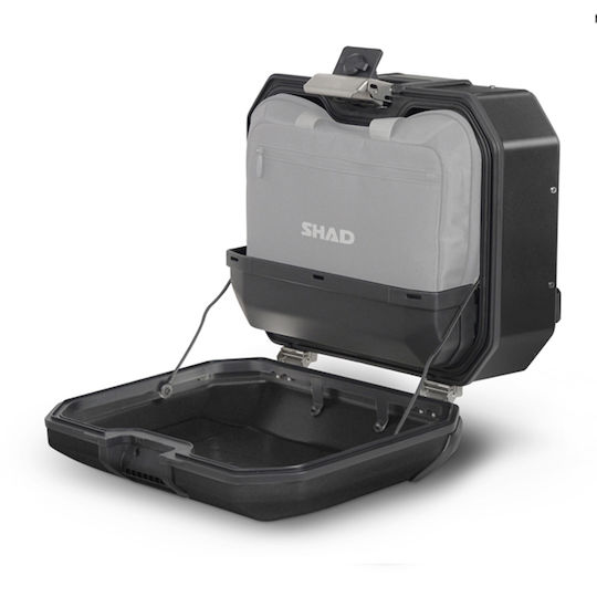 Shad Terra TR36R Πλαϊνή Βαλίτσα Μοτοσυκλέτας Δεξιά Αλουμινίου 36lt σε Μαύρο Χρώμα