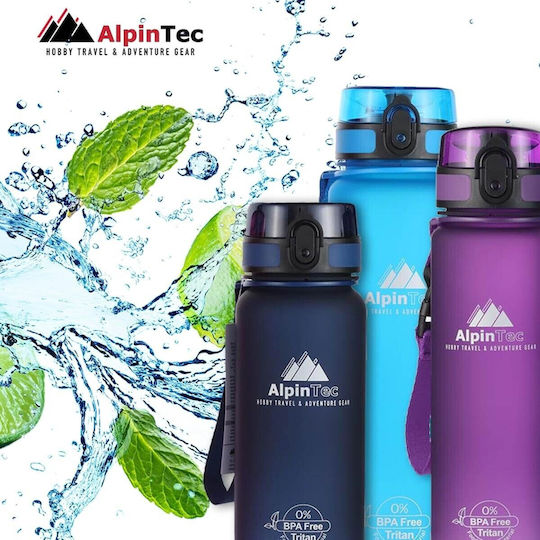 AlpinPro Παιδικό Παγούρι Θερμός Σιλικόνης με Καλαμάκι Non Spill AlpinTec 400ml