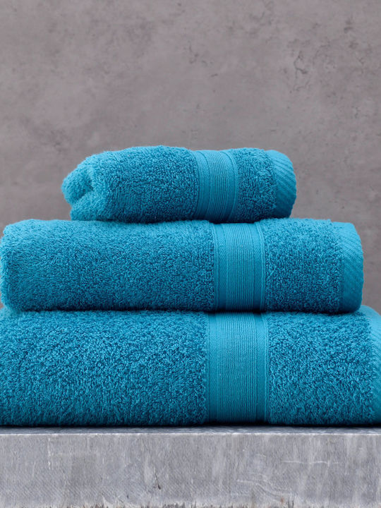 Rythmos Facecloth Ilussion 50x90cm Petrol Blue Weight 480gr/m²