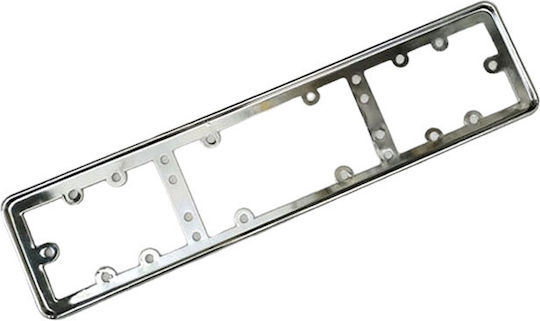 Car License Plate Frame Plastic Black 1pcs