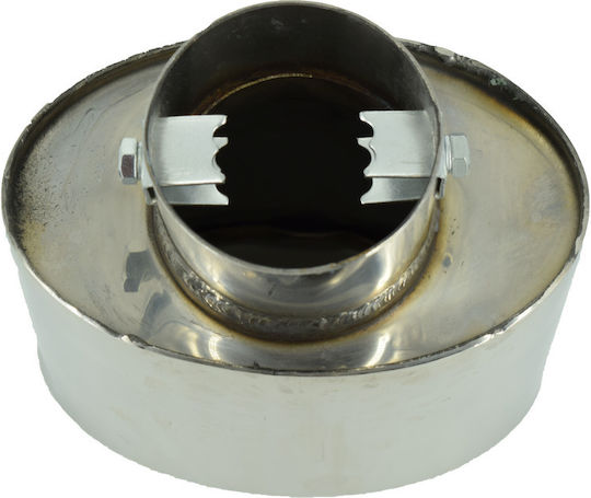 Ornament Toba Premium Idealstore Lungime 18 Cm Lățime 14.5 Cm Diametru Orificiu Ieșire Oval 14.5 X 10 Cm Diametru Intrare 6.5 Cm Fixat cu 2 Șuruburi