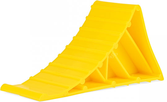 Yellow Plastic Wheel Chock 220x80x120mm 1pc