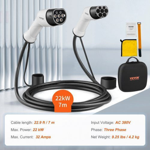 Vevor Electric Car Three-phase Charging Station Cable 7m Type 2 - Type 1 OBDDCCD22KW7MWHHTV0