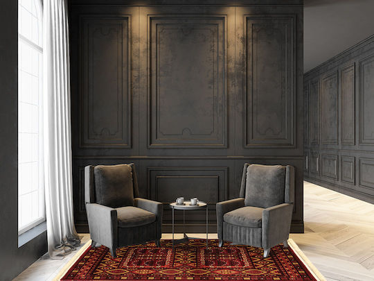 Newplan Persia 2273 με Κρόσια 80x150cm Burgundy