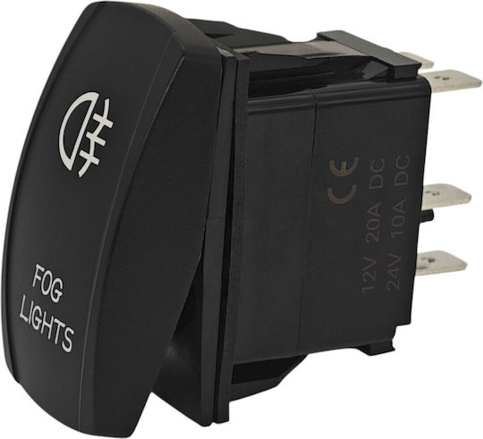 12-24v On Off Fog Light Switch Led Push Button