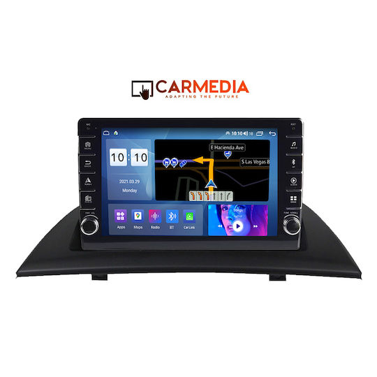 Carmedia Ηχοσύστημα Αυτοκινήτου για BMW X3 (E83) 2003-2010 (Bluetooth/USB/WiFi/GPS/Apple-Carplay/Android-Auto) με Οθόνη Αφής 9"