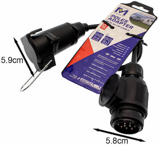 Towbar Adapter 13 7 Plug Cable 40 cm W16752-4