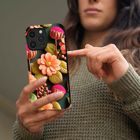 Калъф Sonique 3D Flower Series Xiaomi Poco F7 5G Сьомга