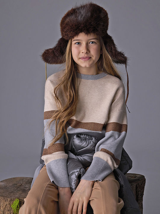 Kids' Sweater Long Sleeve Silver