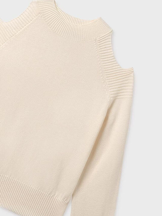 Kinderpullover Langarm Beige