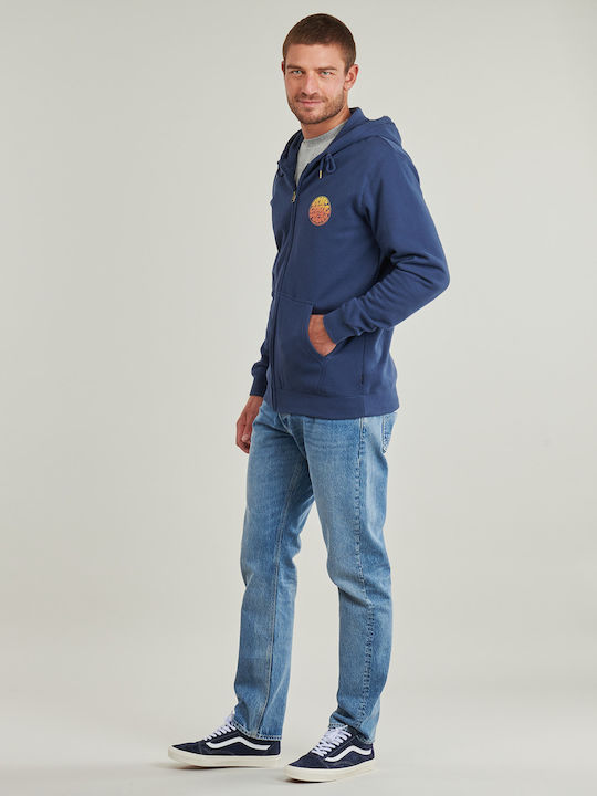 Herren Sweatshirt mit Kapuze Blau