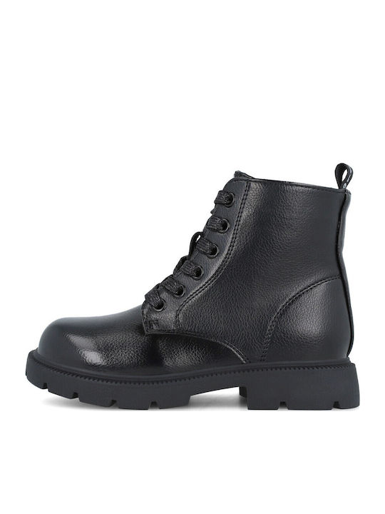 Kids Boots with Zipper Black