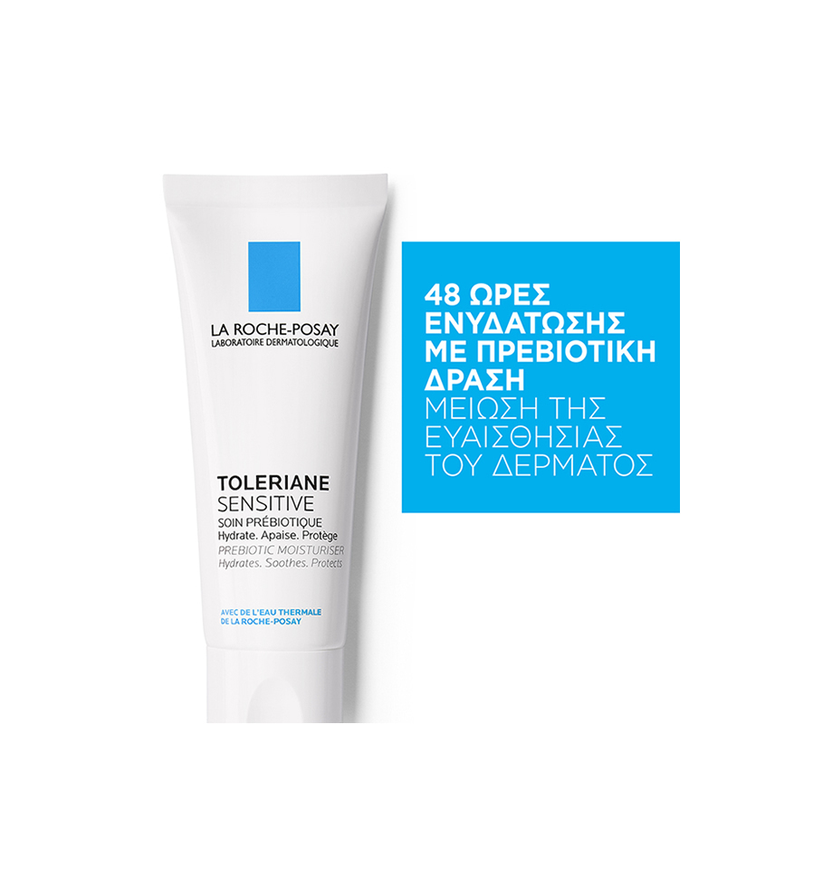 La Roche Posay Toleriane Sensitive Light 48ωρη Ενυδατική Κρέμα Προσώπου με Ceramides & Πρεβιοτικά 40ml