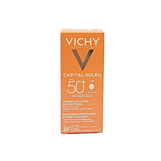 Vichy Capital Soleil Velvety Wasserdicht Sonnencreme Creme Gesicht SPF50 50ml