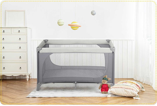 Ricokids RK-240 Кошара за игра с Матрак Сив 125x65см