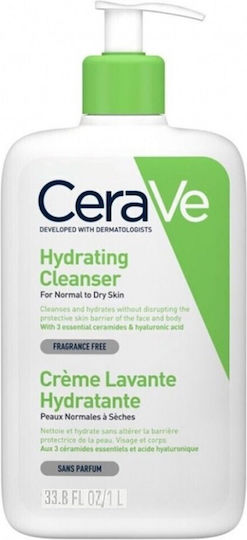 CeraVe Hydrating Cleanser Cream Cleansing Face 1000ml