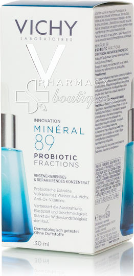 Vichy Mineral 89 Probiotic Fractions Ενυδατικό & Αντιγηραντικό Booster Προσώπου με Νιασιναμίδη & Υαλουρονικό Οξύ για Αποτοξίνωση & Θρέψη 30ml