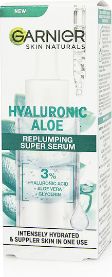 Garnier Hyaluronic Aloe Moisturizing Serum Face with Hyaluronic Acid for  Firming 30ml | Skroutz.mt