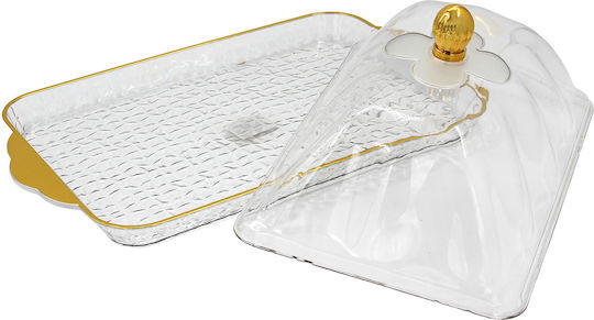 Keskor Cake Stand Gold 42x25.5x14cm