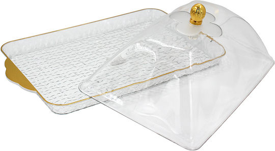 Keskor Cake Stand Gold 51x31.5x16cm